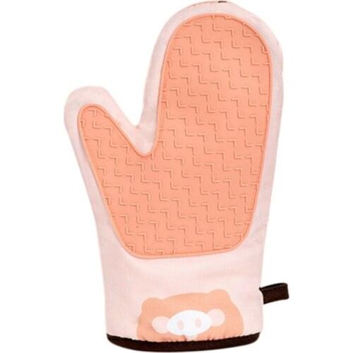 Kitchen Home Fabric Insulation Gloves Microwave Oven Anti-Hot Gloves High Temperature Kitchen Baking Oven Special Gloves
