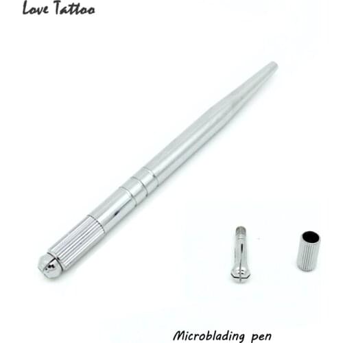 Maquina De Tatuar Heavy Microblading Tools Come With Tattoo Needles Manual Pen Eyebrow Tebori Permant Makeup Machine Tattoos