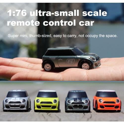 In Stock Tubro Racing 1:76 RC Car Radio Control 2.4GHZ System Toy Car with Light Chargable For racing experience or Kids Toys