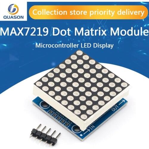MAX7219 dot matrix module microcontroller module display module finished goods , Can be together for arduino programming