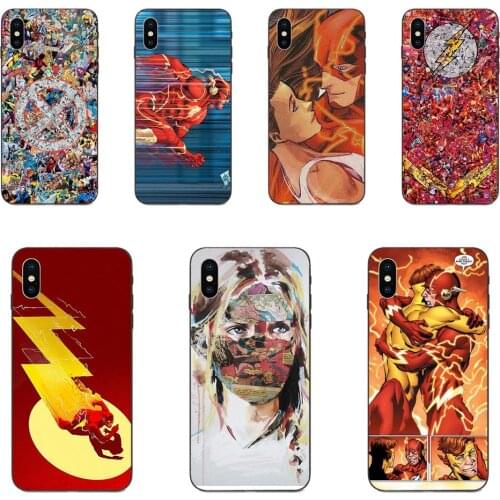Soft Mobile Comic Book Collages Flash Man For Galaxy A10S A20S A2 Core A30S A40S A50S A70S A90 5G M10 M30S M40 Note 10 Plus