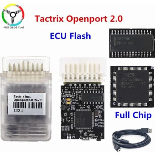 2020 Newest Tactrix Openport 2.0 ECU Chip Tuning Tool Open Port USB 2.0 ECU Flash OBD2 OBDII Connector Multi Brand Cars For TI S