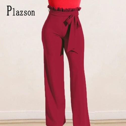 Plazson Women's Wide Trousers