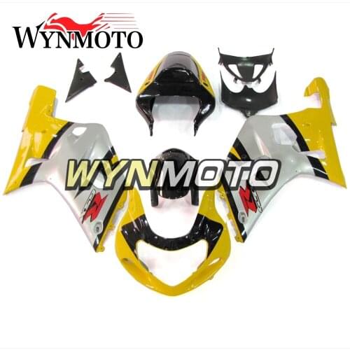 Complete Fairings Kit For GSXR600 750 00-03 2000 2001 2002 2003 K1 Injection ABS Plastics Silver Yellow Black Fairings Bodywork