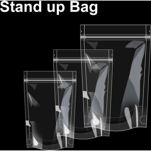 1pcs Self-Adhesive Transparent White Card Bag with Hanging Hole Bag Large Opp Jewelry Bag Ziplock Bag Toy Packaging Bag