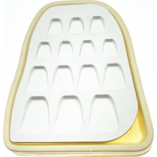 Dental lab Palette Mixing Watering Moisturizing Plate 14 Slot Palette Dental Lab Equipment