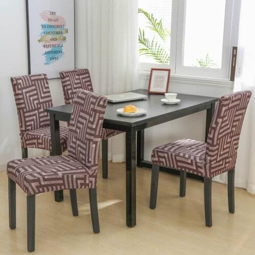 Svetanya Stretch Dinning Chair Cover Spandex Slipcover