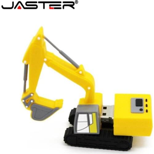 JASTER New truck model usb flash drive pen drive excavator special car pendrive 8gb 16gb 32gb 64gb memory stick real capacity