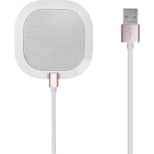 Conference Microphone USB Microphone Omni-Directional Boundary Capacitor Plug-and-Play USB Pc Microphone