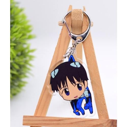 WL0927 EVA Keychain Acrylic Cartoon Keyring Accessories