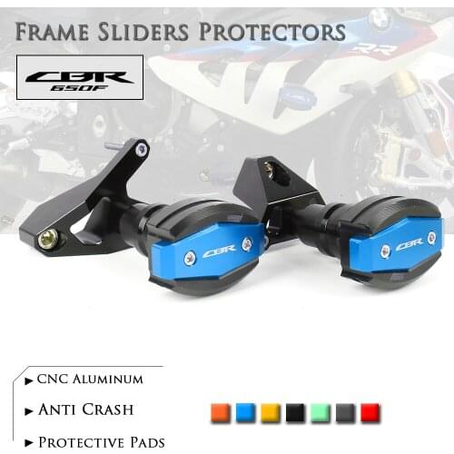 Motorcycle CNC Protection Frame Slider Guard Crash Pad Protector For Honda CB650F CBR650F CBR650R CB 650 R/F 2014-2017