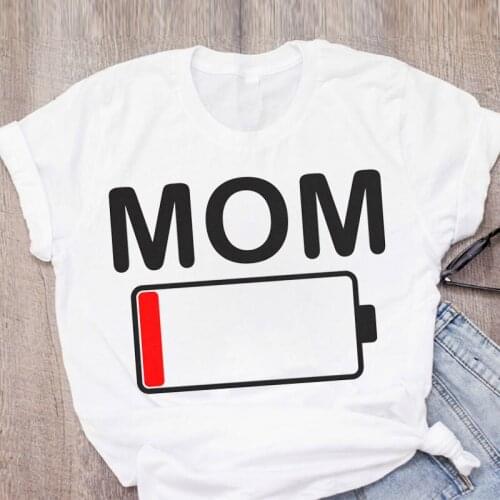 Women Mama Mom Letter Print Woman Clothing Tees Tops Graphic Female Ladies T-Shirt Tumblr T Shirt T-shirts