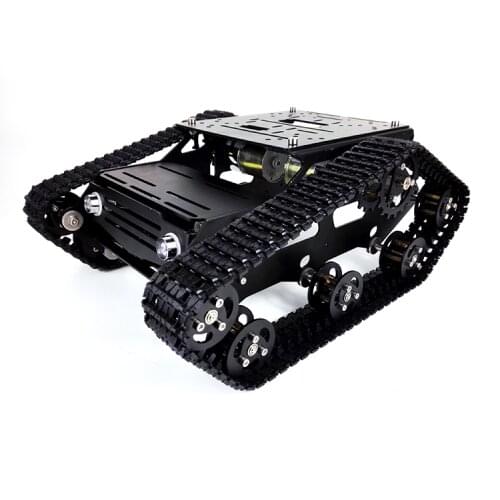 TR300 Shock Absorber Tank,Aluminum alloy Chassis .Metal caterpillar.High power DC Motor,Toy tank OWI.DIY, tank model