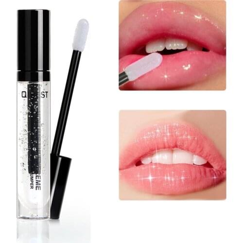Moisturizer Lip Plumper Volume Lip Gloss Long Lasting Sexy Big Lips Pump Transparent Waterproof Volume Lip Clear Lipgloss Makeup