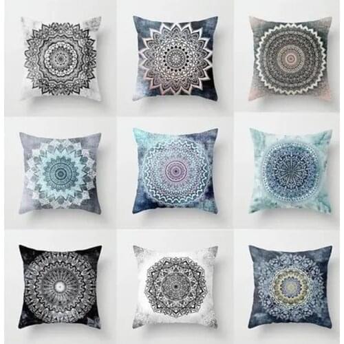 Famous ethnic style decoration Backrest Car Decoration Sleeping Waist Pillow Bedside Cushion Office Pillowcase Sofa Cushion