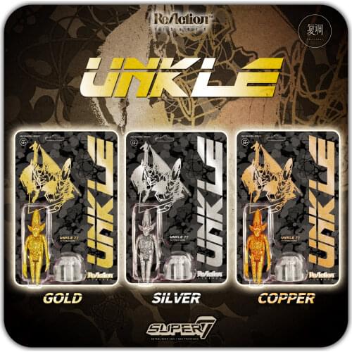 3.75inch Super7 Super Hero British UNKLE Reaction Retro Figure Band PVC Action Figure Toy Doll Gift