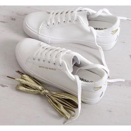 LEOSOXS Women Sneakers Platform Flat Shoes White Casual Shoes Sport Sneakers Woman Summer 2021 Light Comfort Vulcanized Shoes