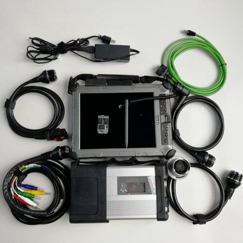 MB Star C5 SD Compact 5 with 480GB SSD V12/2020 Software fro auto Diagnosis tools and Used Laptop Tablet Xplore IX104 I7 4G 8G