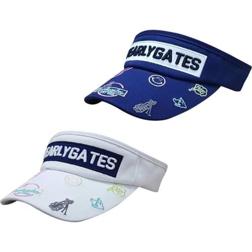 Golf hat 3D embroidery empty top hat tennis hat men and women sun hat without top hat