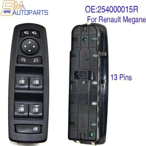 254000015R 25400-0015R New Electric Power Window Switch For Renault Megane Laguna 2008-2016 Car accessories