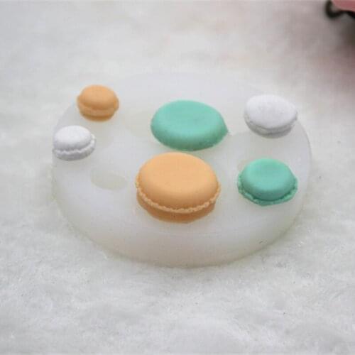 Wholesale/retail,free shipping,DIY hand - made three - dimensional 3D Makaron chocolate mold biscuit Dijiao silicone mold