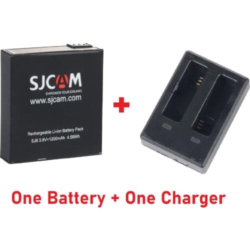 Original SJCAM SJ8 Battery 1200mAh Rechargeable Li-ion Battery for SJCAM SJ8 Series Air Action Cameras