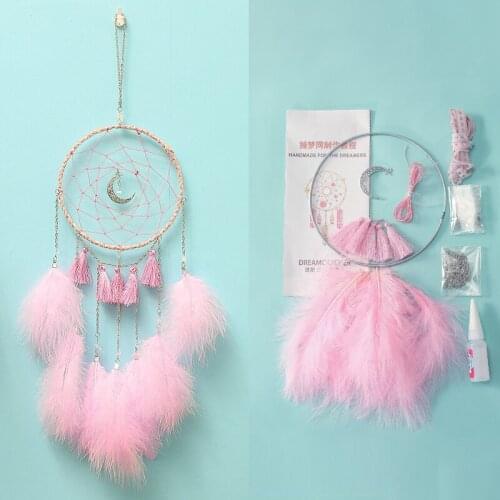 DIY Handmade Home Decor Hangings Ornaments Material Set Mixed Craft Materials Accessories Dream Catcher Contracted Operation