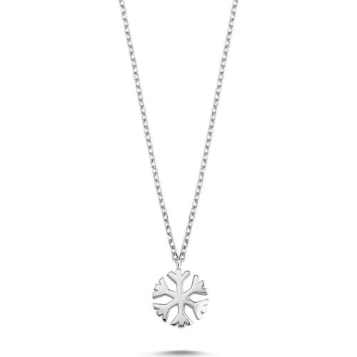 Silverlina Silver Snowflake Pendant