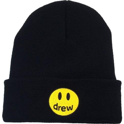 New unisex man casual knitted skullies beanies Skullcap Winter embroidery knit hat Women acrylic warm Bone caps gorras