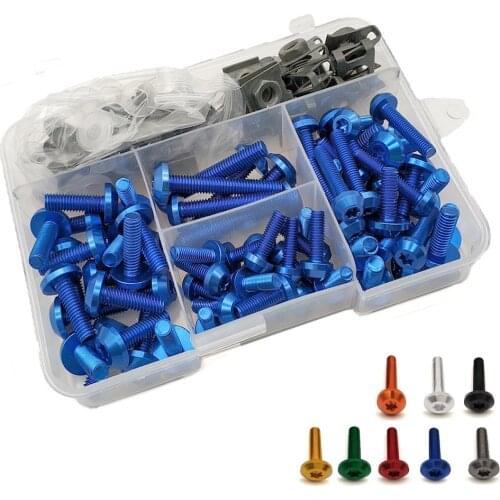 For Yamaha t max 500 530 XP500 XP530 xp 530 500 YZ80 YZ85 Universal Motorcycle Fairing Bolts Nuts Kit Body Fastener Clips Screw