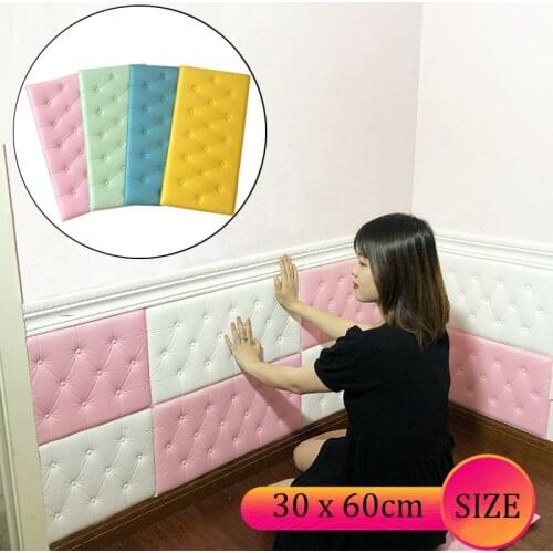 Thicken Anti-collision Wall Stickers Waterproof Home Decor Modern Wall Stickerc For Living Room Soft Foam Sticker Accessories