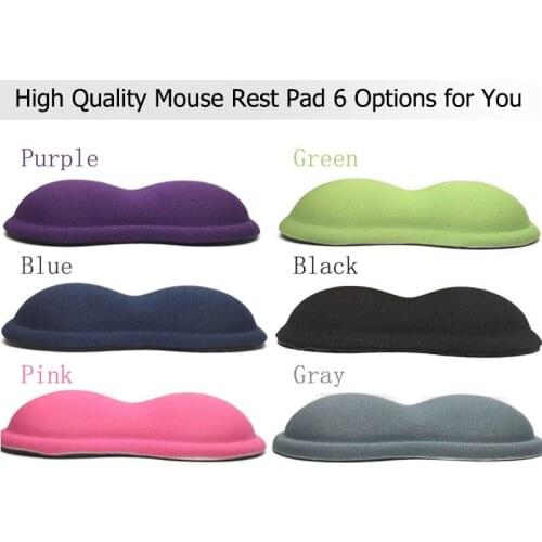 Heart-Shaped Silicone + Cloth Wrist Rest Soft Hand Pillow Wrist Rest Pads Size:11*8*2cm Weight:50g 4Colors Optional