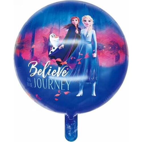 1pcs Disney Frozen Princess Anna & Elsa Theme Baby Shower Wedding Colorful Balloons Birthday Party Cartoon Foil Balloon Supply