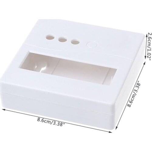 86 Plastic Project Box Enclosure Case for DIY LCD1602 Meter Tester With Button