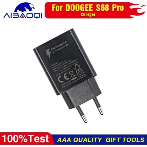 Original Doogee S95 Pro AC Adapter Charger EU Plug Travel Switching Power Supply+USB Data line Cable For Doogee S68 Pro Phone