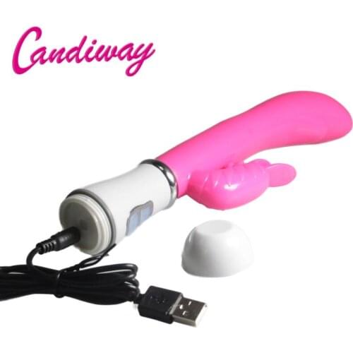 Triple Vibrating Anal Plug rechargeable vibrator rabbit 4 tongue Masturbation Sex Toys GSpot Massager Orgasm Vaginal For Women