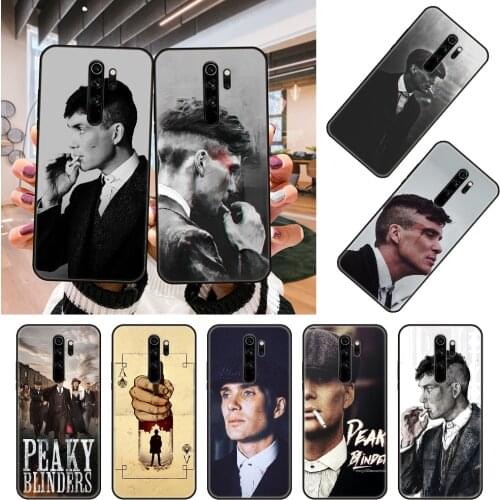Phone Case For Xiaomi Redmi Note 8 8T 7 7A 9 9A 9S 8A 4 5 6 Pro Black Cover Hoesjes Art Etui Luxury Bumper Peaky Blinders