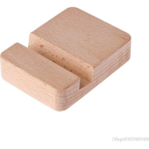 Portable Desk Cell Phone Wood Stand Holder Dock For Smartphone Mini N09 20 Dropshipping