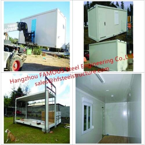Portable Multi-use Prefabricated Steel Frame Container House/Modular Container Home With Interior Decoration