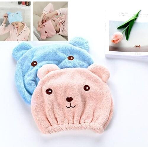 Cap Drying Hair Microfiber Turban Quickly Bathing Shower Textile Dry Hat Wrapped Bath Towel bonnet de douche touca para cabelo 2