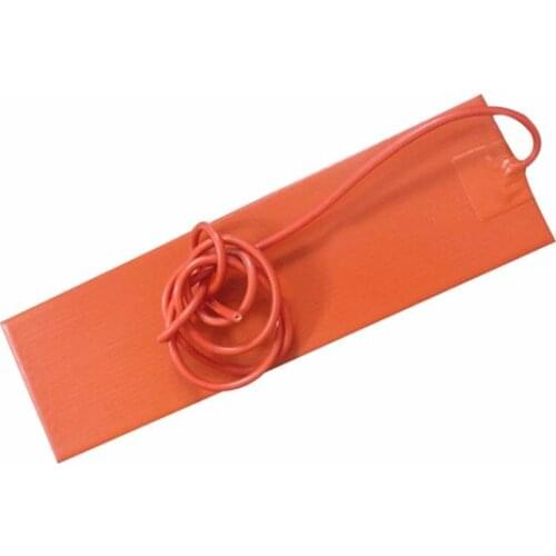 Stock in stock 250mm x 900mm 220v 900W Silicone heater pad for Oil drum heating heater pad