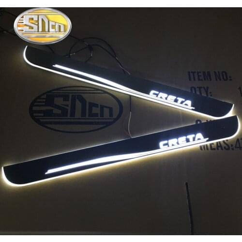 SNCN LED Door sill for Hyundai Creta IX25 2014 2015 2016 door scuff threshold pedal