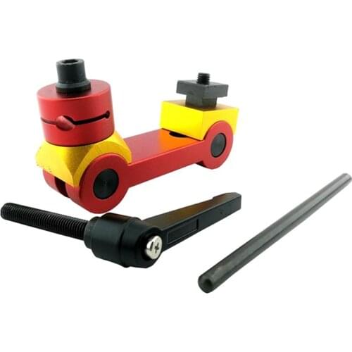 Universal Adjustable Aluminum Alloy CNC Mill Machines Work Stop Locator Tool Part Workpiece Adjust The Height And Angle