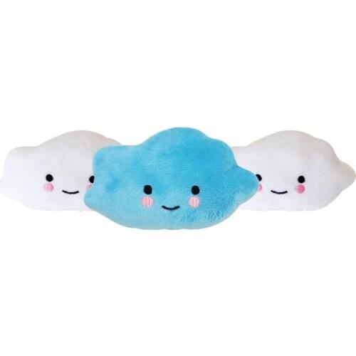 Funny Pet Chew Toy Pet Plush Toy Cartoon Star Cloud Shaped Pet Squeaky Toy Pet Sound Toy For Dogs Pet Supplies