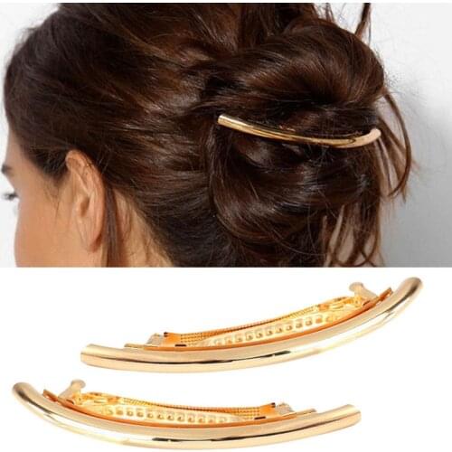 Woman Elegant Long Hair Clip Hairpins Korean Style Hair Clips Alloy Barrettes Girls Hair Accessories Hair Grips Headwear