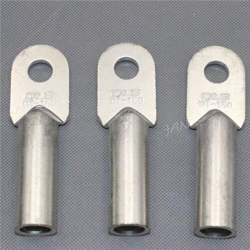 1pc DT-150 mm2 Cable Lug Terminal Connector Copper Coated tin Tone for 14.5mm Dia Bolt Electric power fittings National Standard