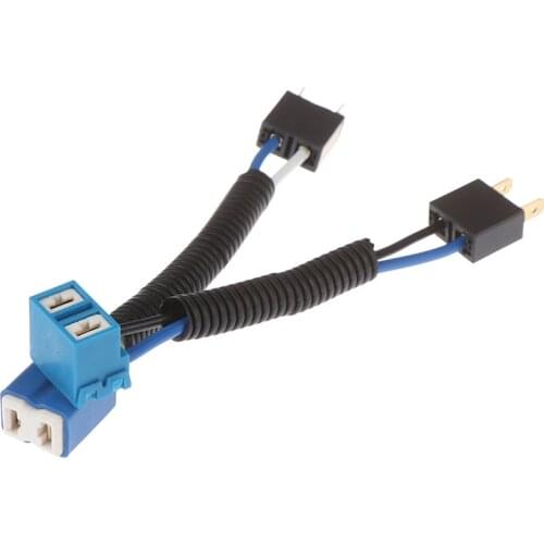 1PC New Car H7 Headlight Ceramic Bulb Holder Extension Automotive Wire Halogen Adapter Socket Lamp Connector