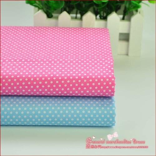 2PCS 160*50cm Dot Series Printed Cotton Fabric Bundle Tilda Quilting Bedding Tissue DIY Patchwork Sewing Cloth