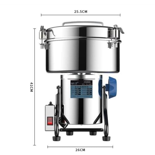4500g Chinese Medicinal Material Grinder, Commercial Grinder, Large Ultra-fine Grinding Grains and Flour Mill