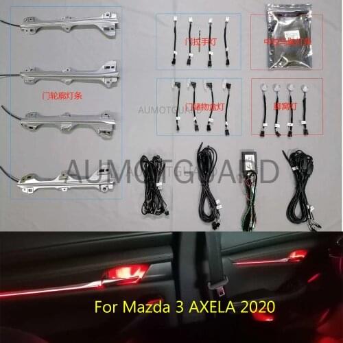 64-color LED Ambient Light Lamp For Mazda 3 AXELA 2020 Atmosphere Lamp Illuminated 1:1